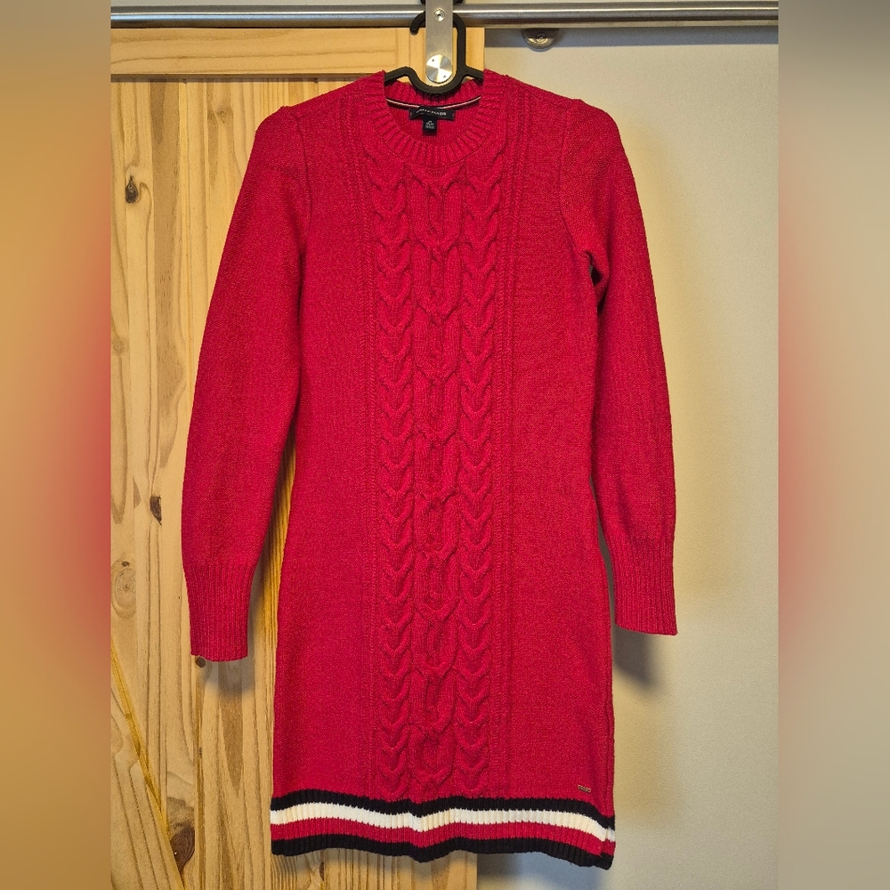 Cable Knit Sweater Dress